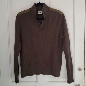 The North Face Green Henley Pullover Sweater